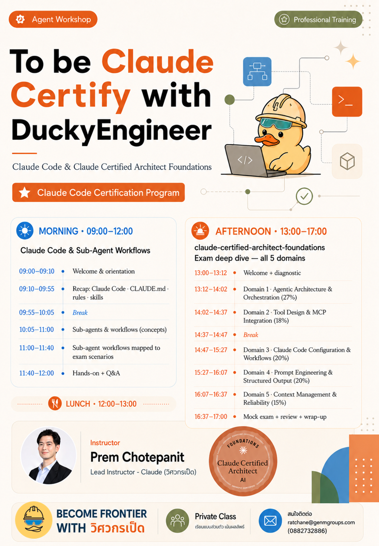 Product image for [Record]To be Claude Certify with DuckyEngineer