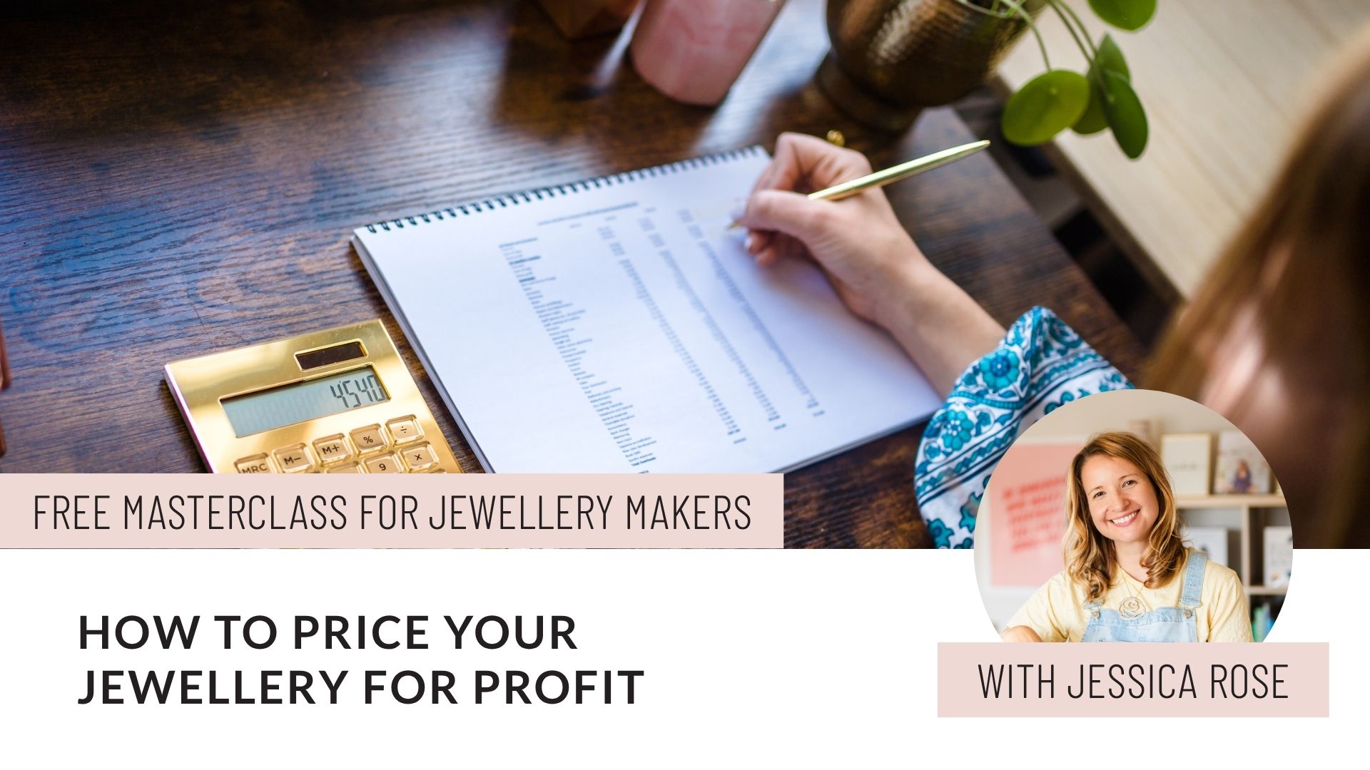 Product image for How to Price Your Jewellery for Profit: A Free Masterclass for Jewellery Makers
