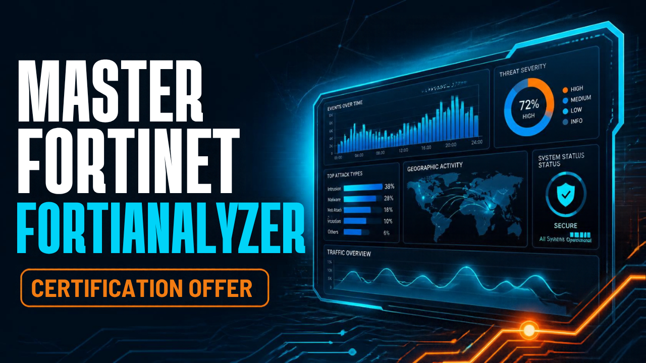 Product image for Master Fortinet FortiAnalyzer Certification Offer