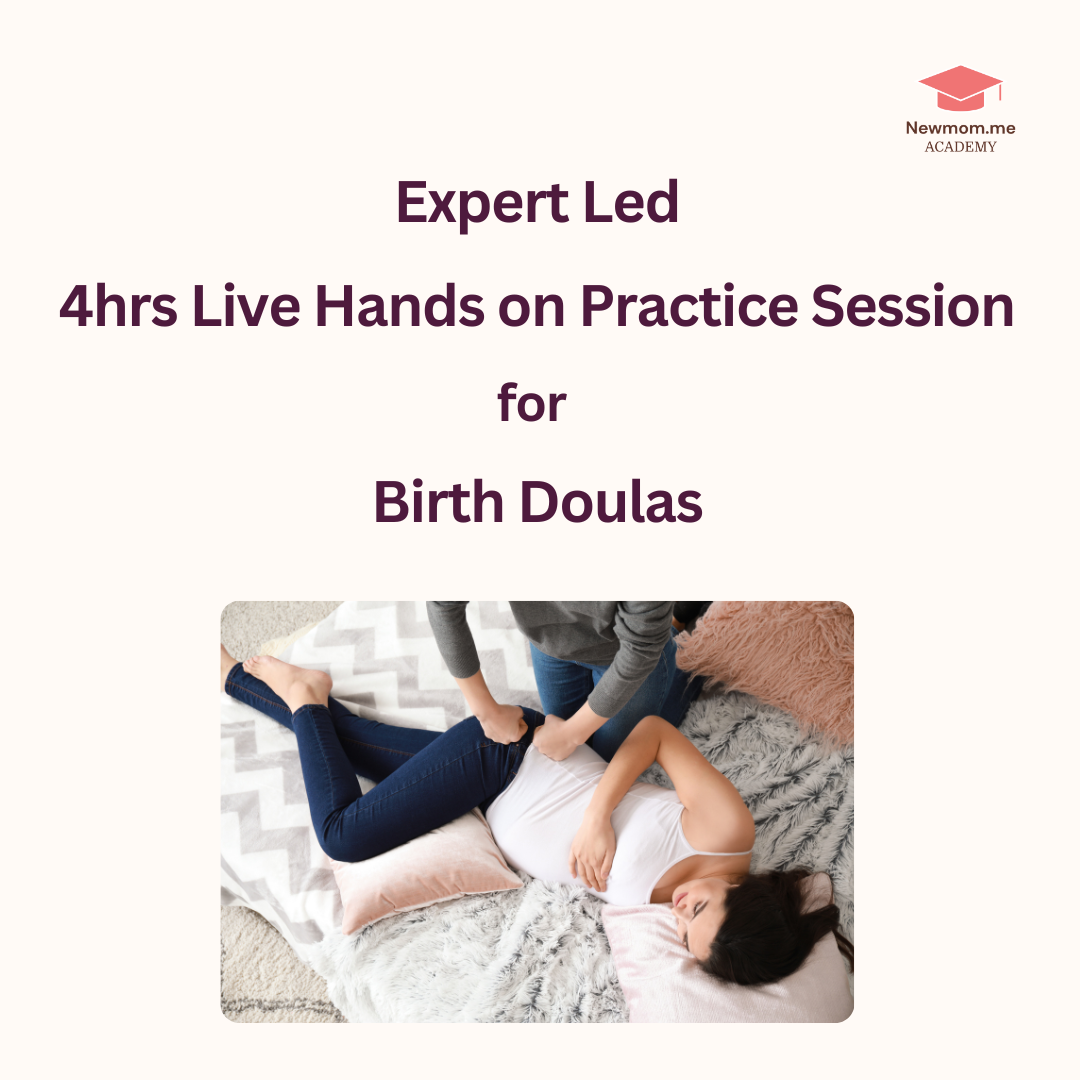 Product image for Expert Led Hands on Practice sessions for Birth Doulas (4 hrs on Zoom)