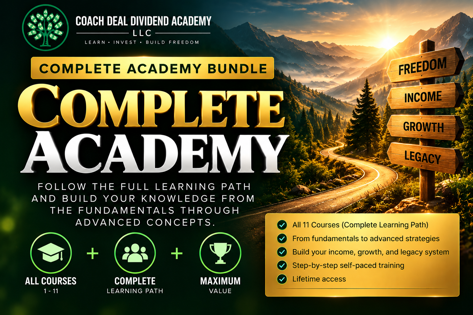 Product image for Complete Dividend Academy
