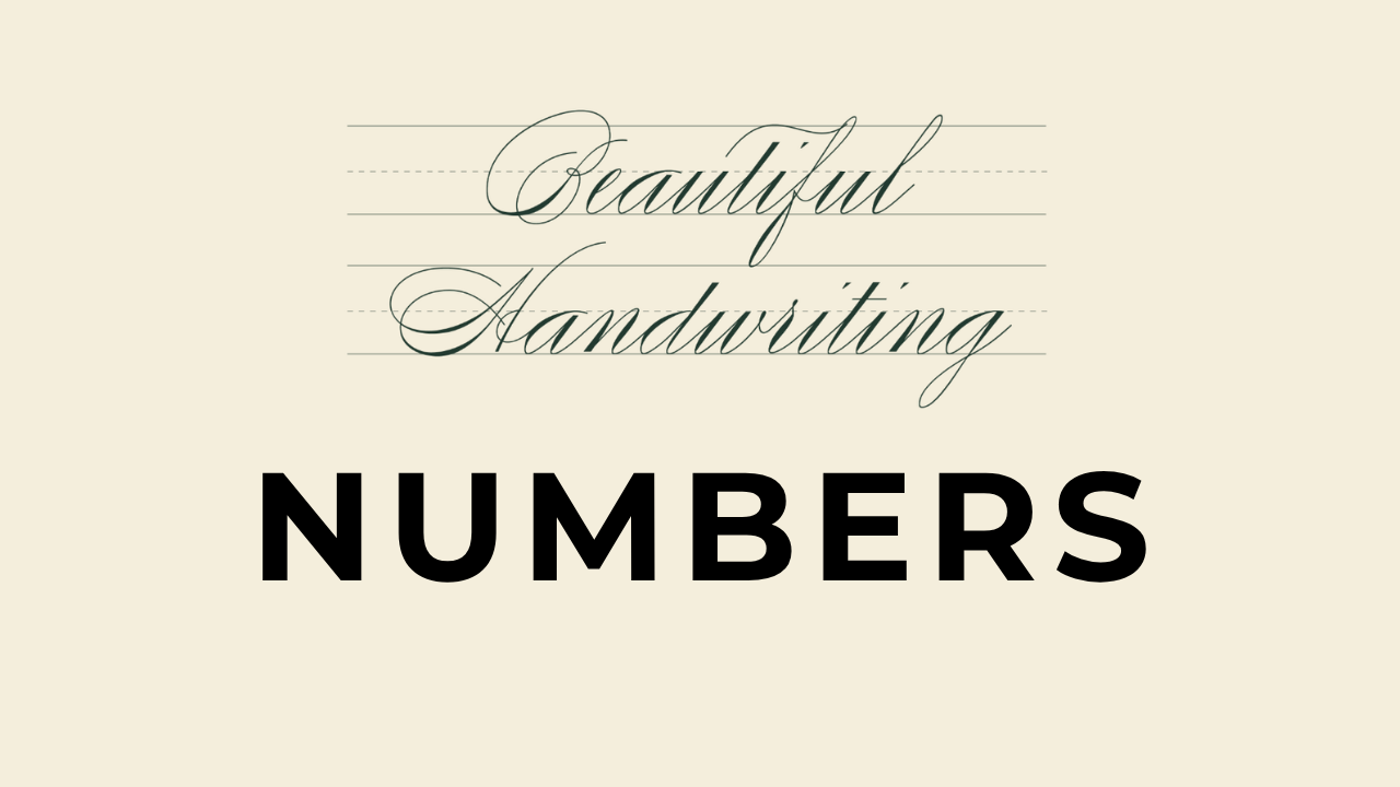 Product image for Beautiful Handwriting: Numbers