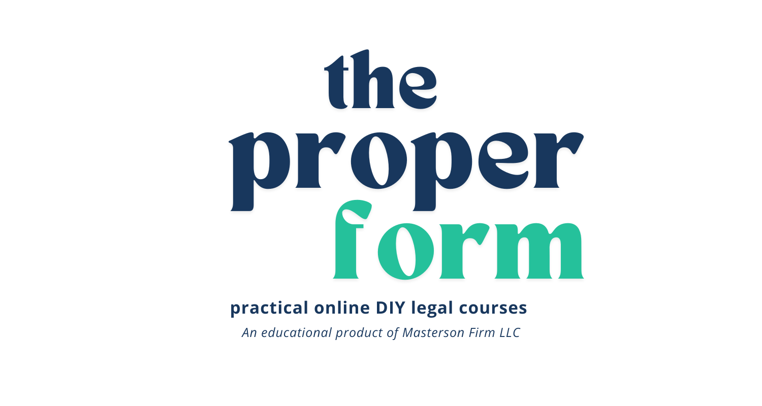 The Proper Form homepage banner