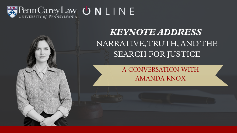 Product image for Keynote Address: Narrative, Truth, and the Search for Justice: A Conversation with Amanda Knox