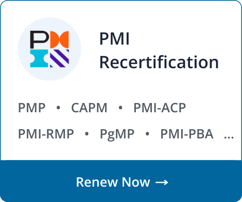PMI Recertification Programs