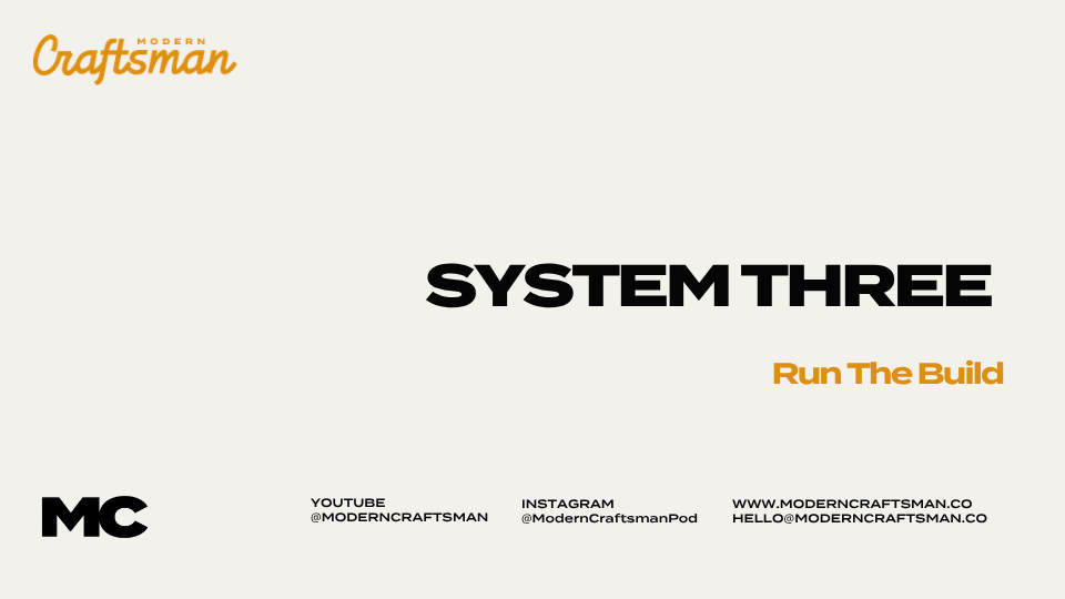 Product image for System 3: Run The Build