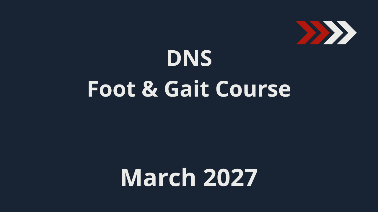 Product image for DNS Foot & Gait Course