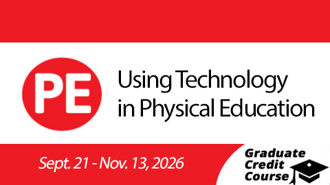 Product image for Using Technology in Physical Education (Fall 2026)