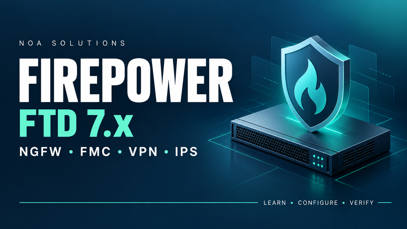 Product image for CCNP Security Firewall — Cisco Firepower FTD 7.x (SNCF 300-710): NGFW, FMC, VPN & IPS
