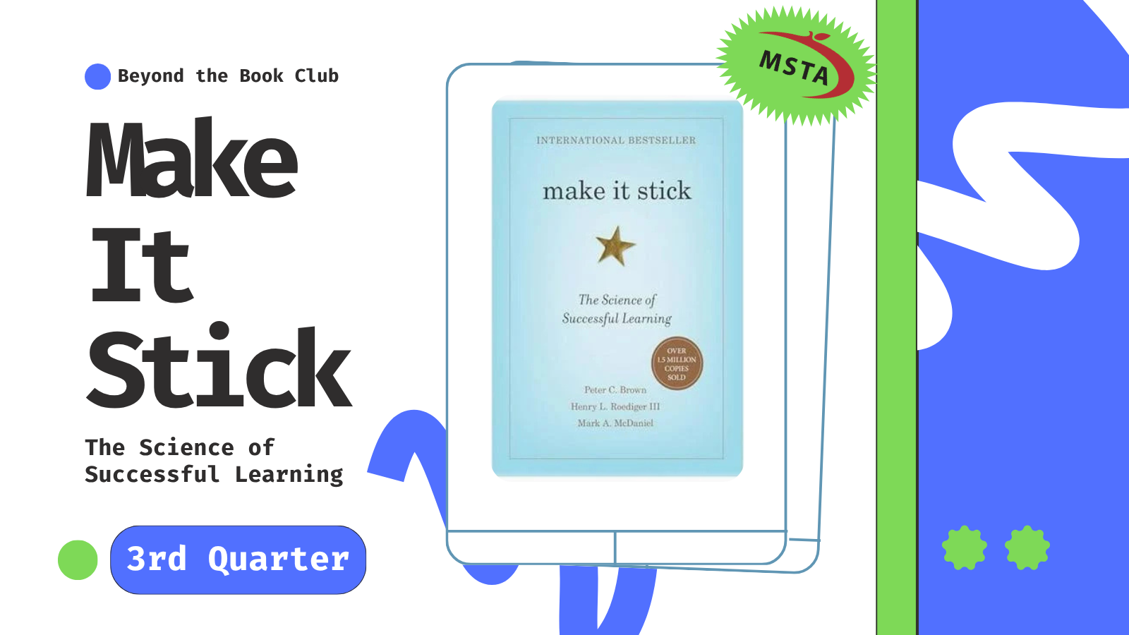 Product image for Make It Stick 3rd Qtr Book Club