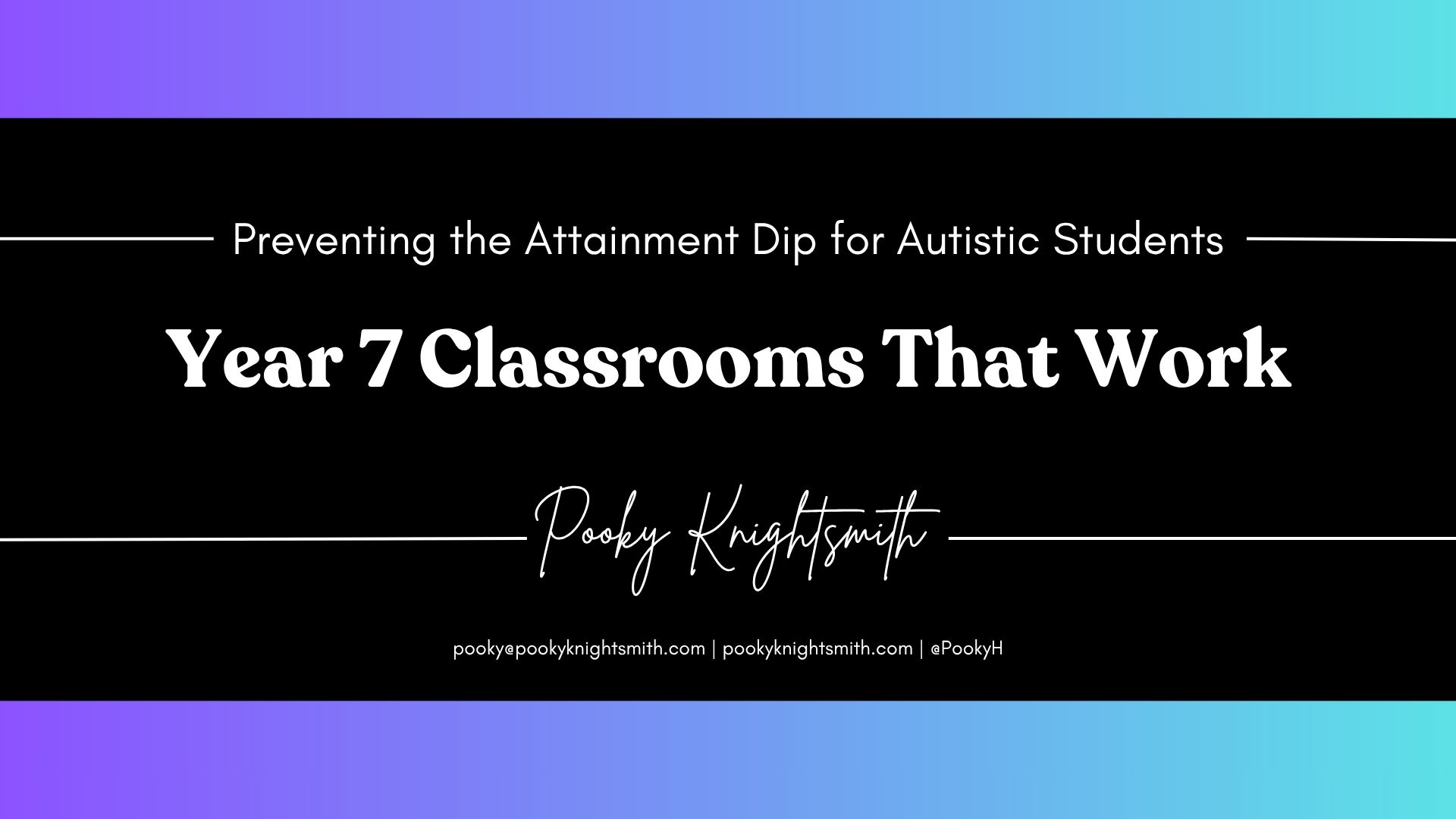 Product image for Year 7 Classrooms that Work for Autistic Students