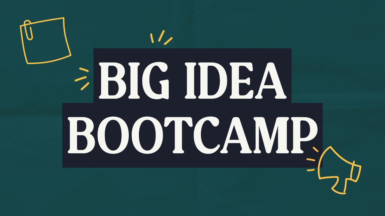 Product image for Big Idea Bootcamp