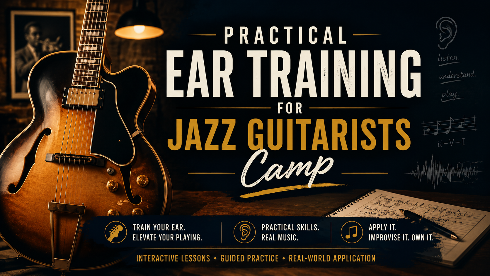 Product image for Practical Ear Training For Jazz Guitar