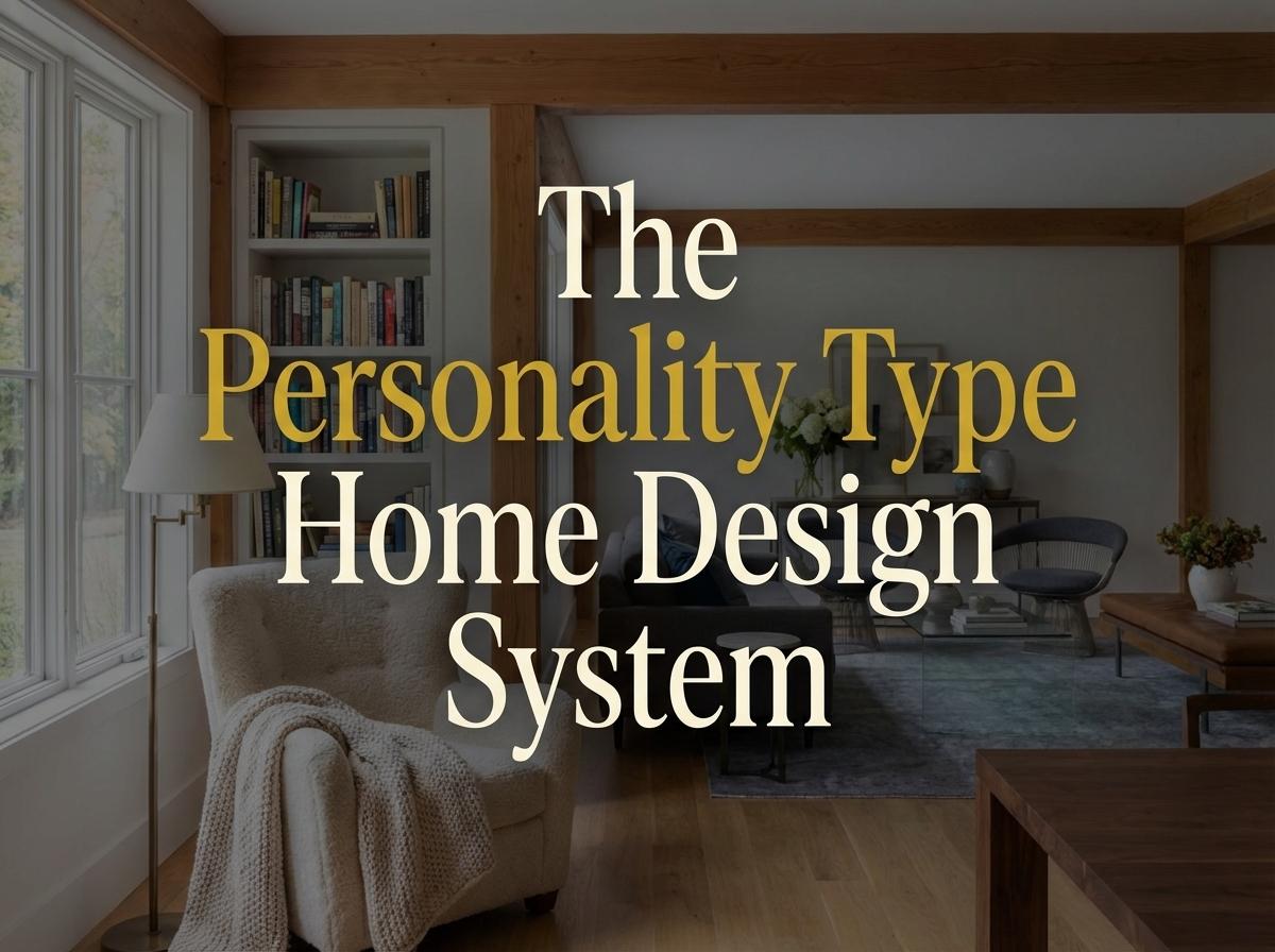 Product image for The Personality Type Home Design System