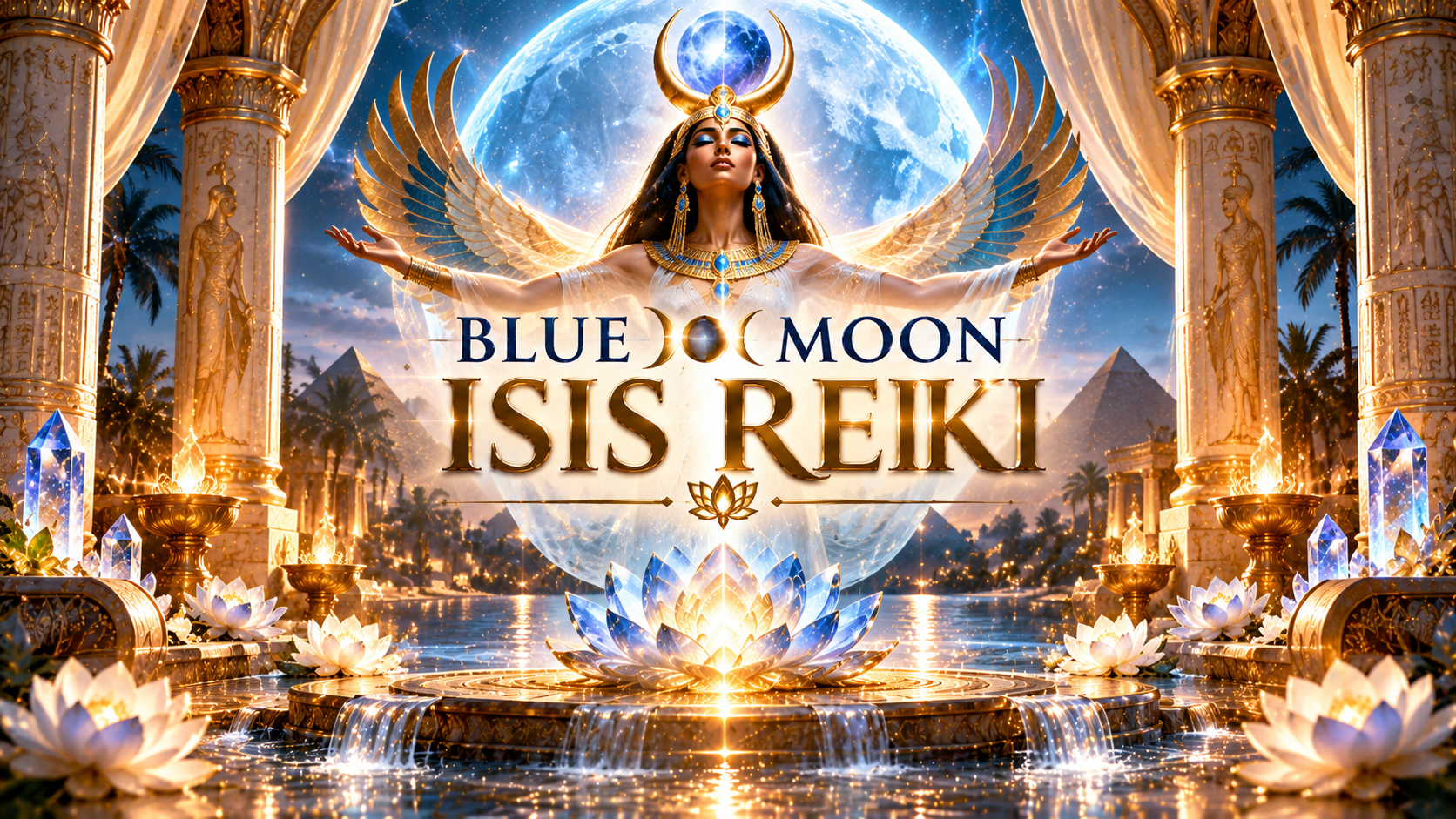 Product image for Blue Moon Isis Reiki & Golden Triangle Reiki With Attunements