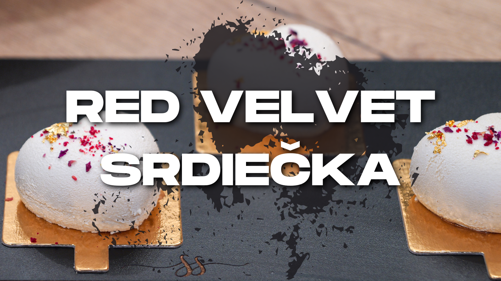 Product image for MINI KURZ - Red velvet srdiečka