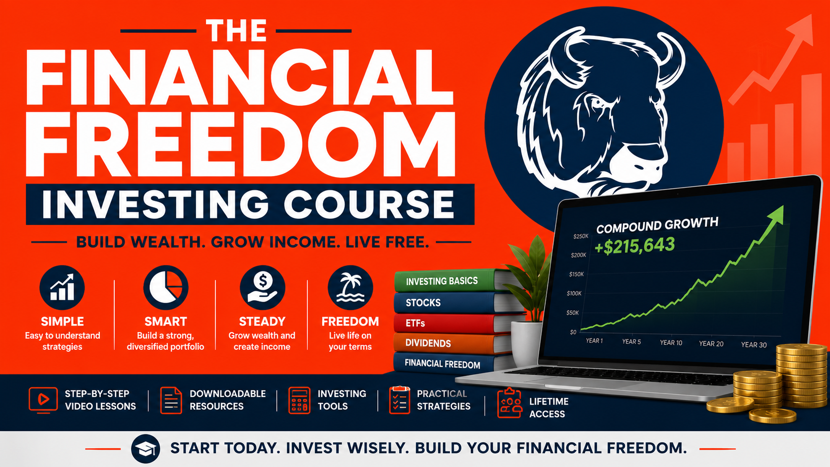 Product image for The Financial Freedom Investing Course