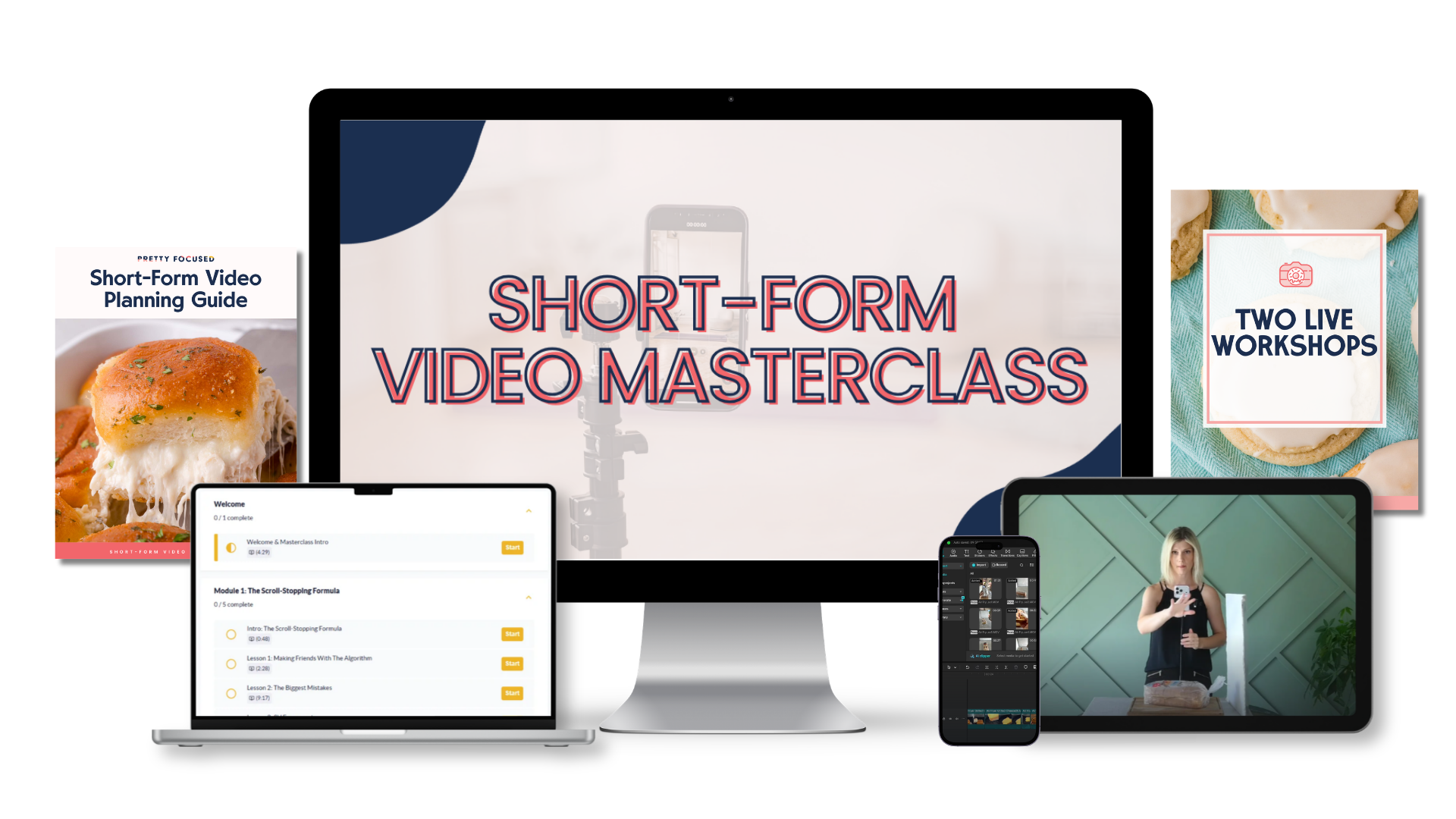 Product image for Scroll-Stopping Short-Form Video Masterclass 