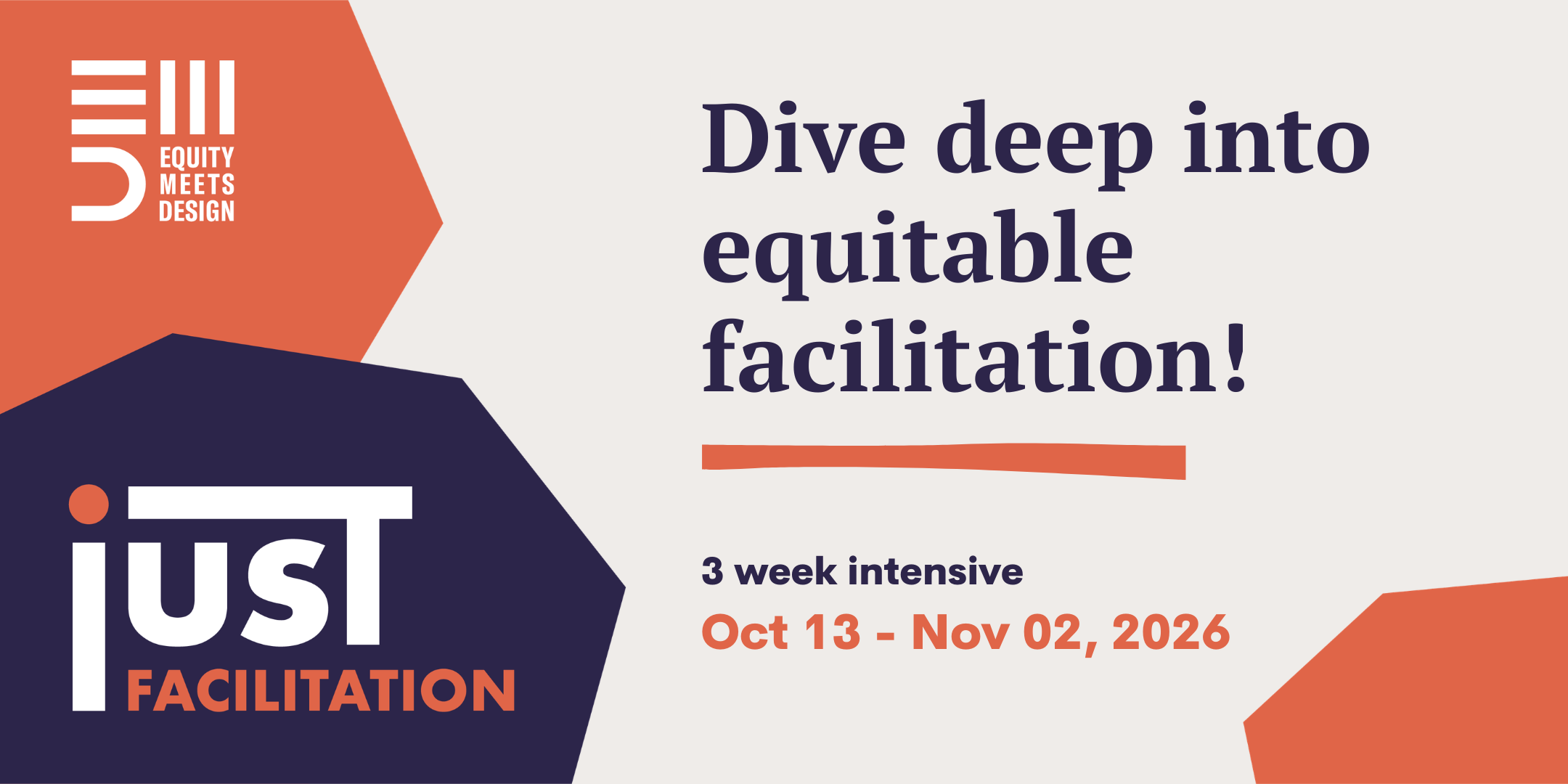 Product image for Just Facilitation Intensive