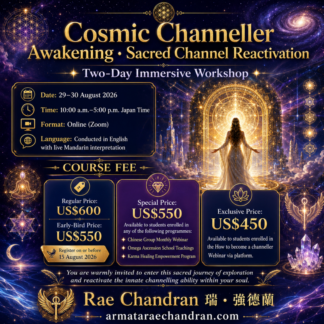 soul, soul colour, 靈魂, 靈魂顏色, rae chandran, Armata Rae Chandran, 阿爾瑪他瑞．強德蘭,Initiations, Master, Goddess, webinar, Isis, 愛西斯女神, Sound, Healing, 