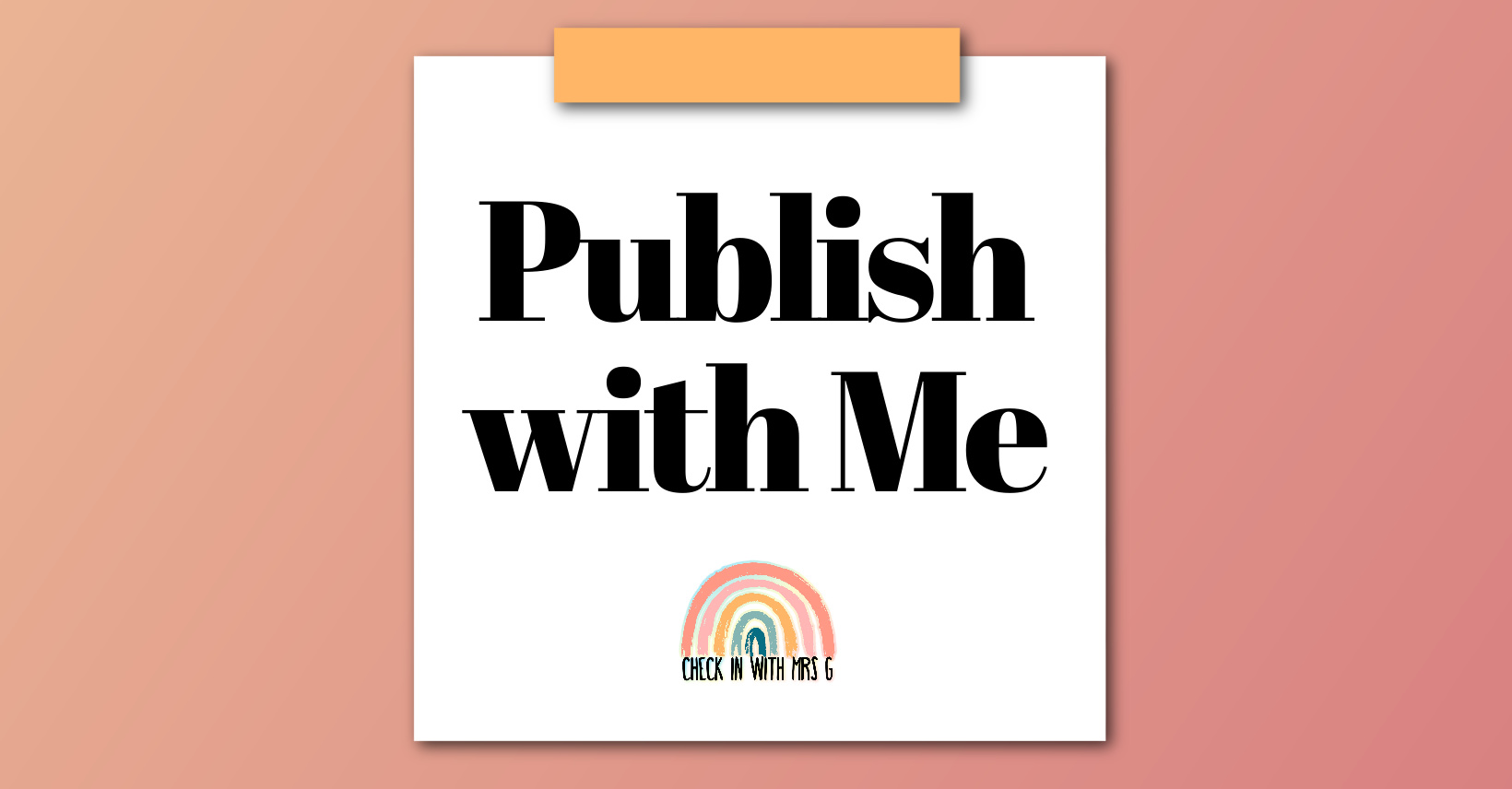 Product image for Publish with Me