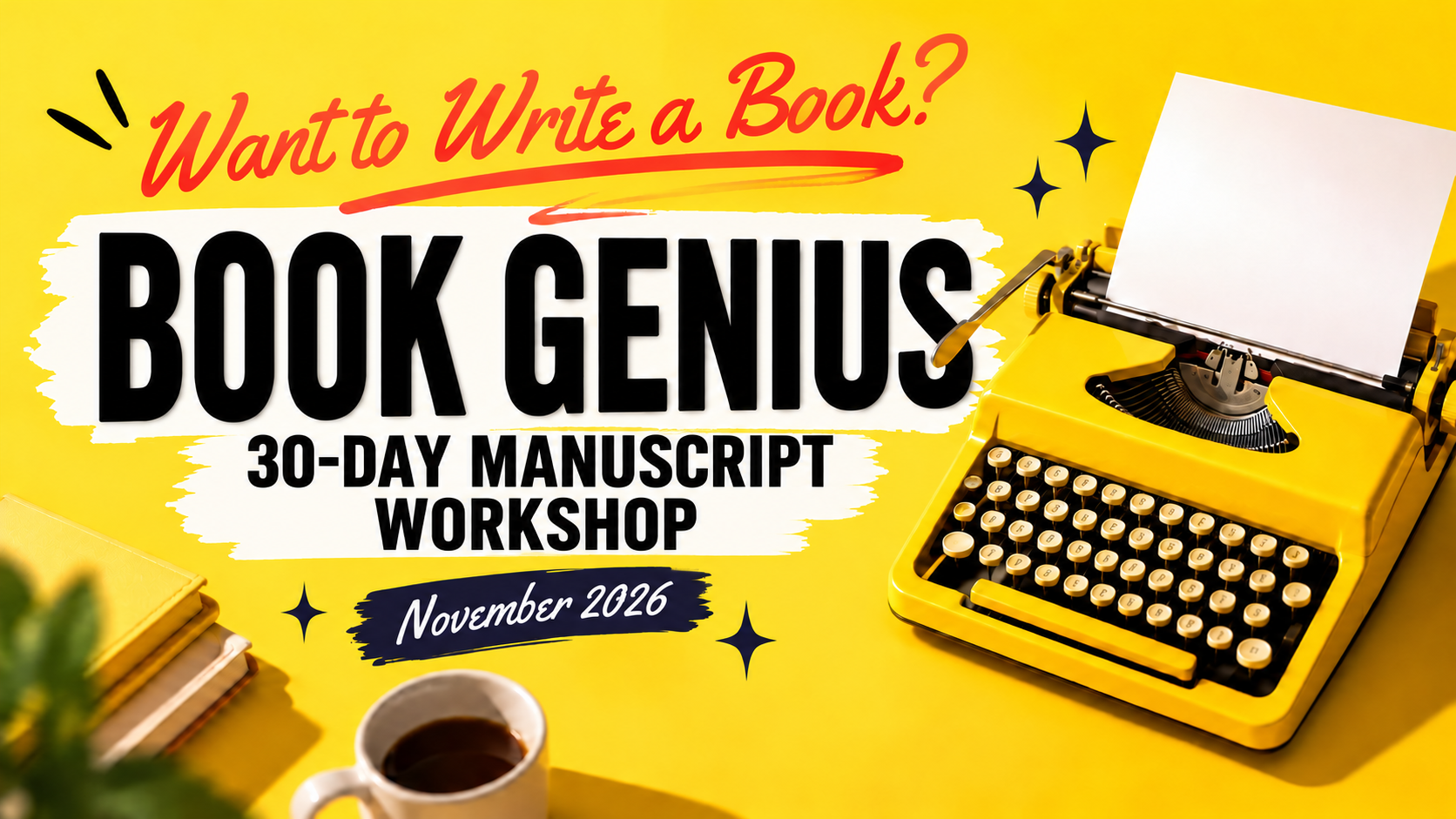 Product image for Book Genius 30-Day Manuscript Workshop