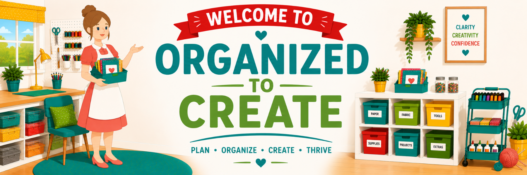 Product image for Organized to Create