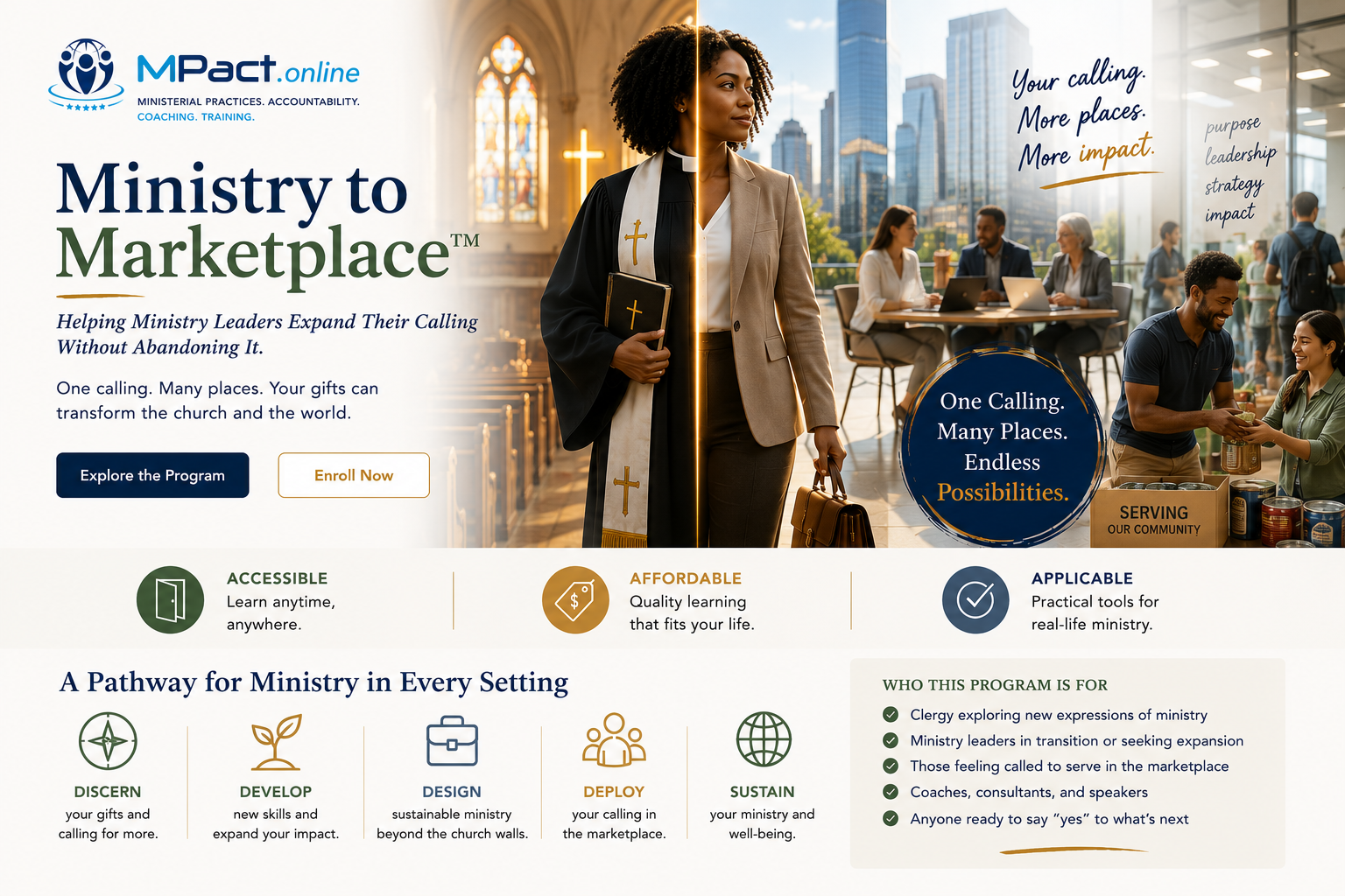 Product image for Ministry to Marketplace - Discover New Possibilities of Your Calling