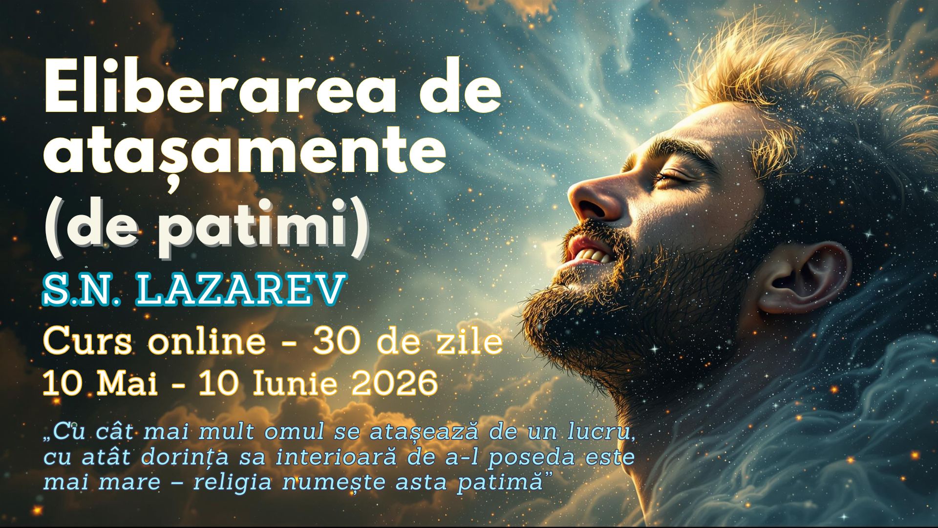 Product image for Eliberarea de atașamente (de patimi): 10 Mai - 10 Iunie 2026