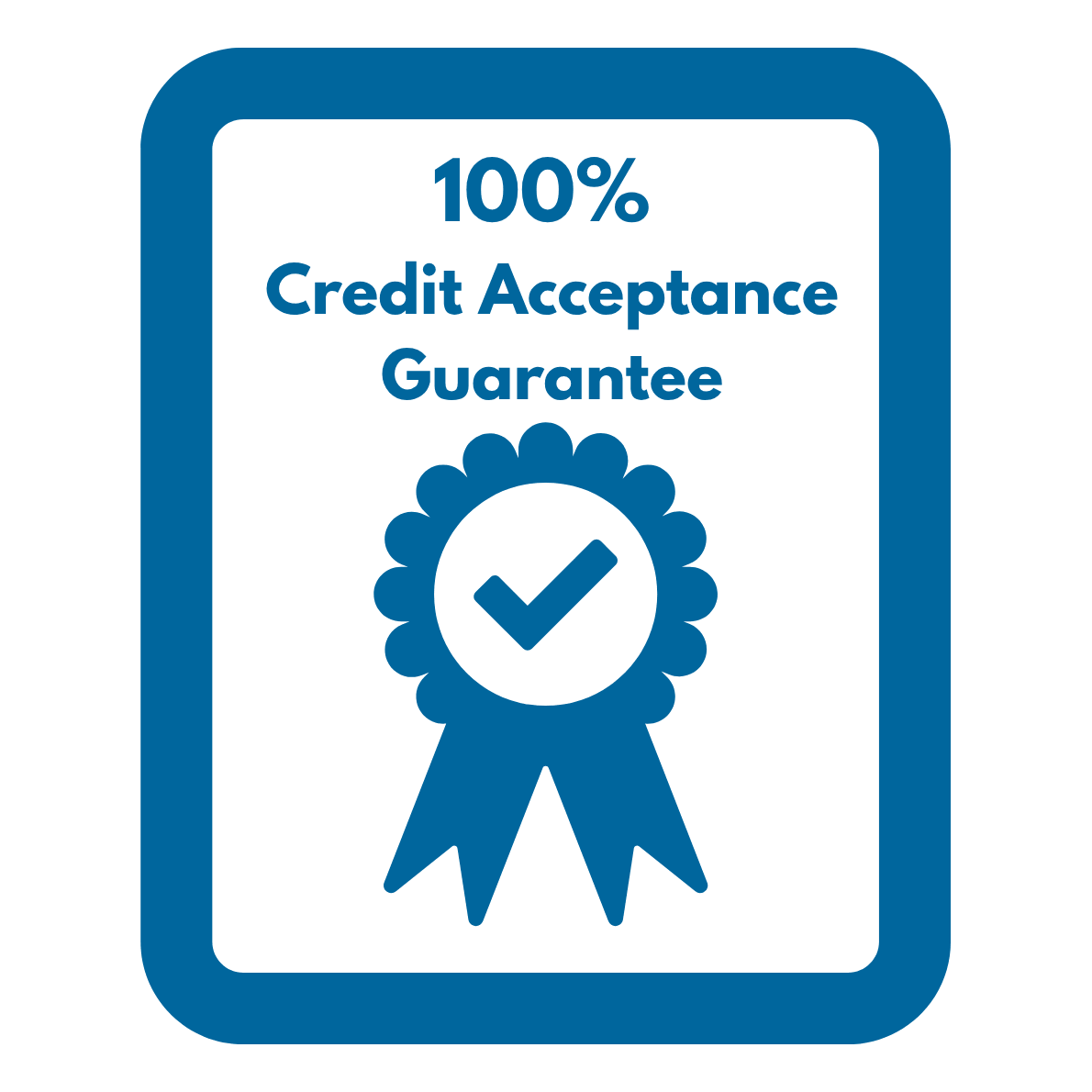 100% Credit Acceptance Guarantee