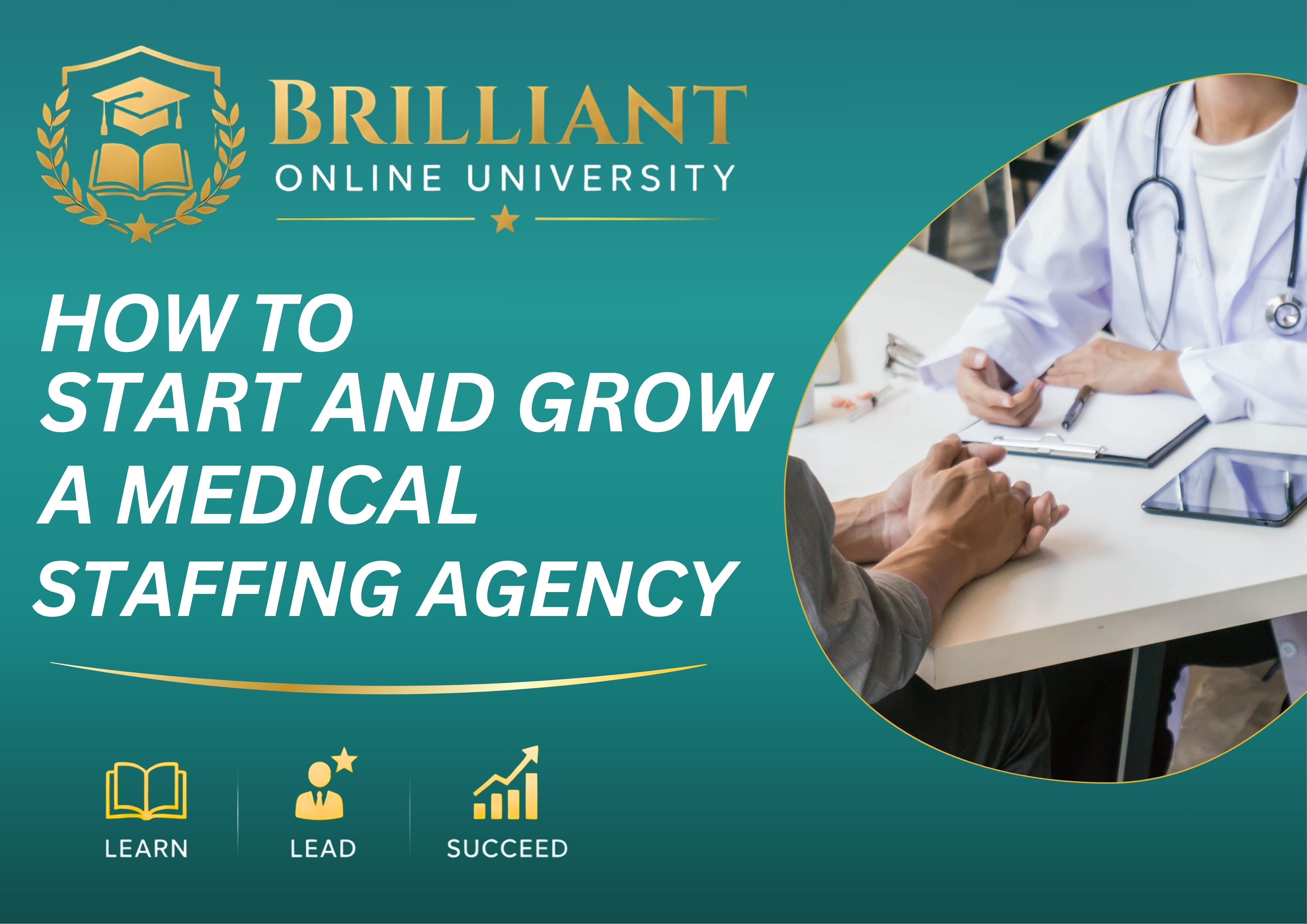 Product image for How to Start and Grow a Medical Staffing Agency