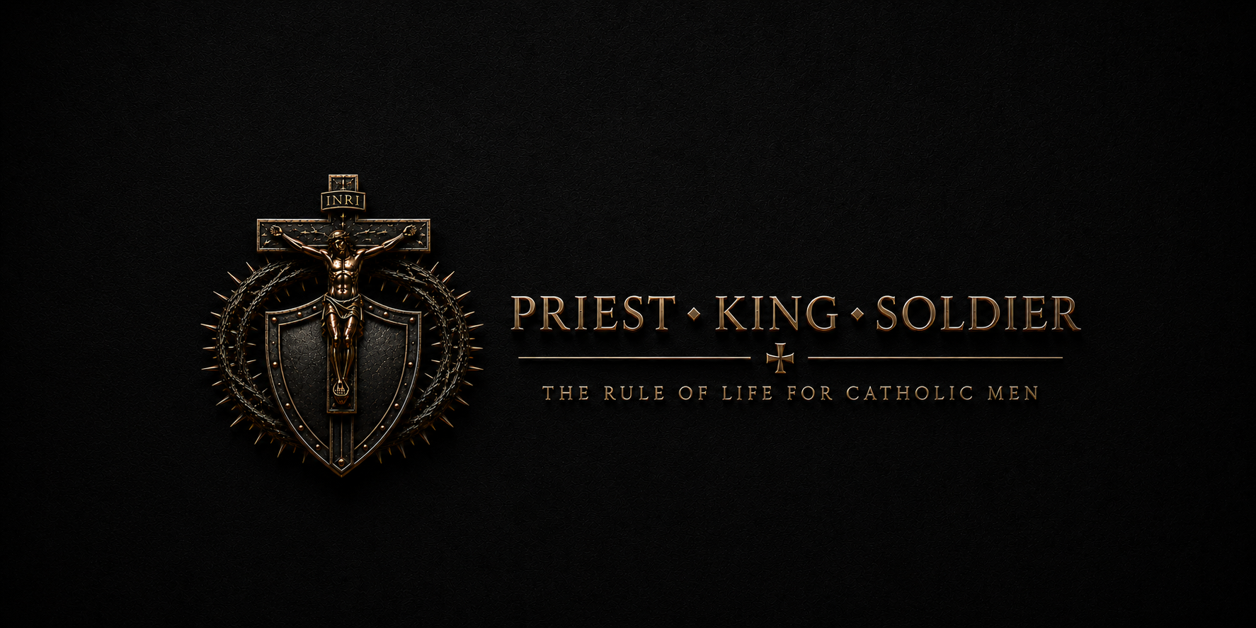 Product image for Priest. King. Soldier: The Rule of Life For Catholic Men.