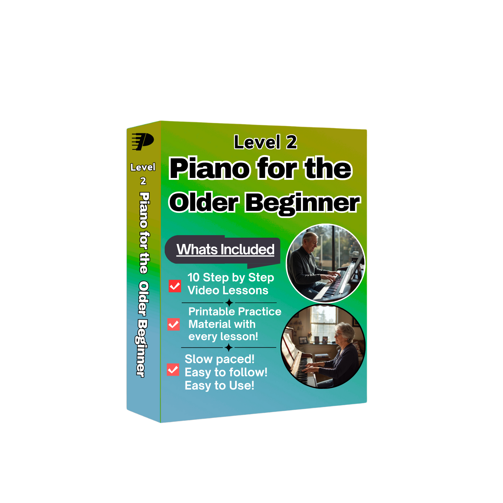 Product image for Level 2: How to Play Piano for the Older Beginner