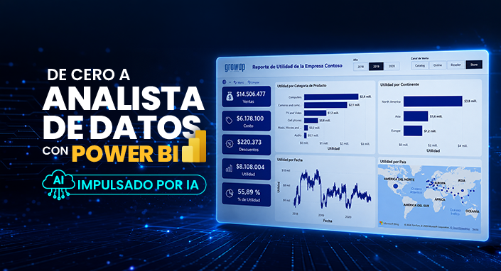 Imagen de producto para De Cero a Analista de Datos con Power BI