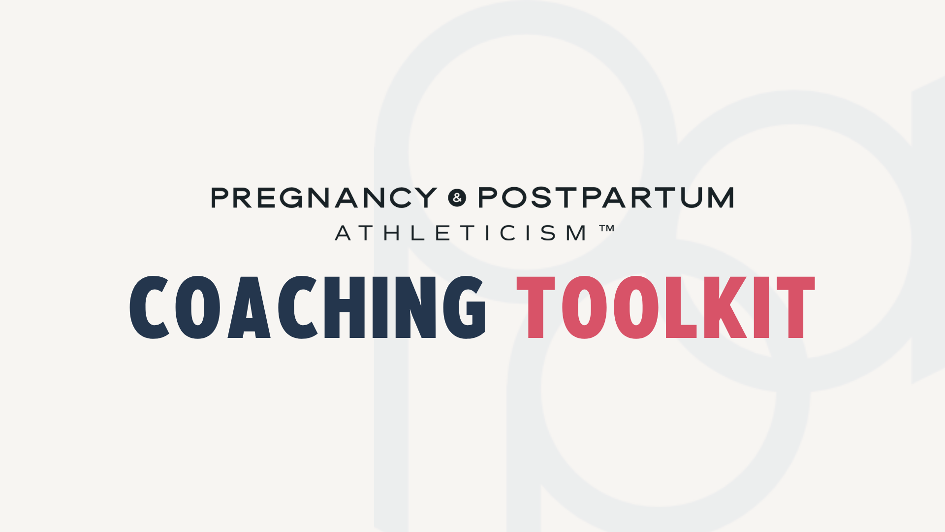 Product image for P&PA Coaching Toolkit