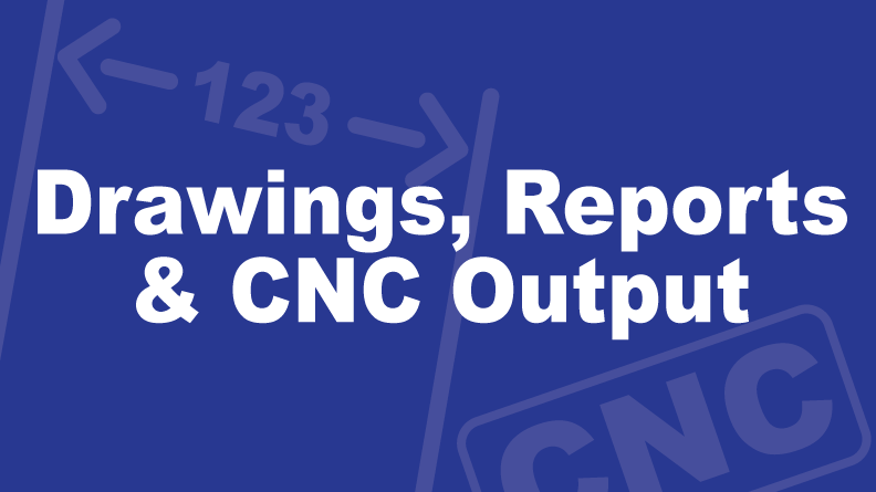 Product image for Drawings, Reports, and CNC Output