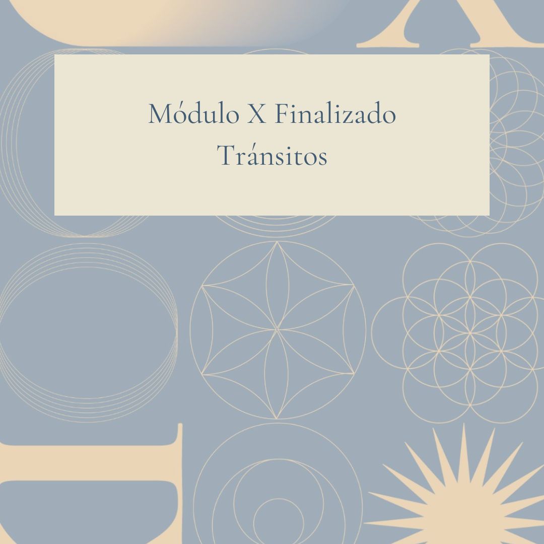 Product image for Módulo X Finalizado- Tránsitos