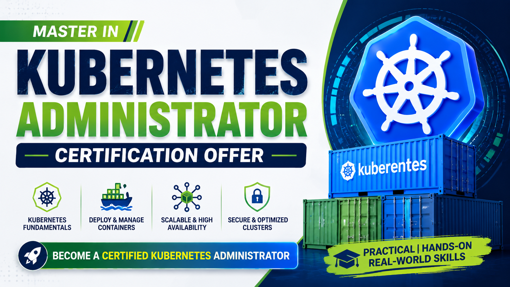 Product image for Master in Kubernetes Administrator Certification Offer