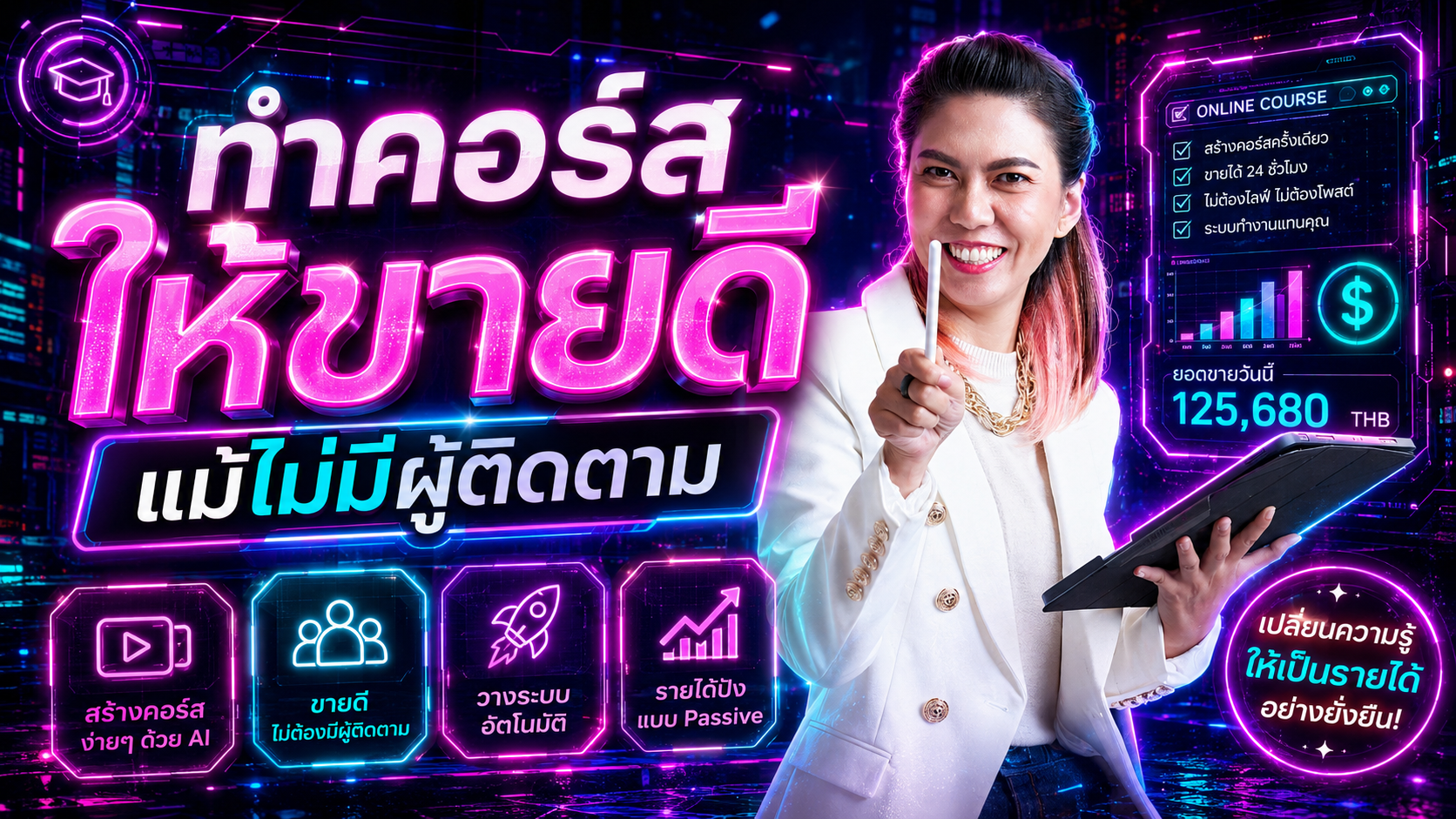 Product image for Biz1 - Mini Course สอนทำคอร์สให้ขายดี แม้ไม่มีผู้ติดตาม