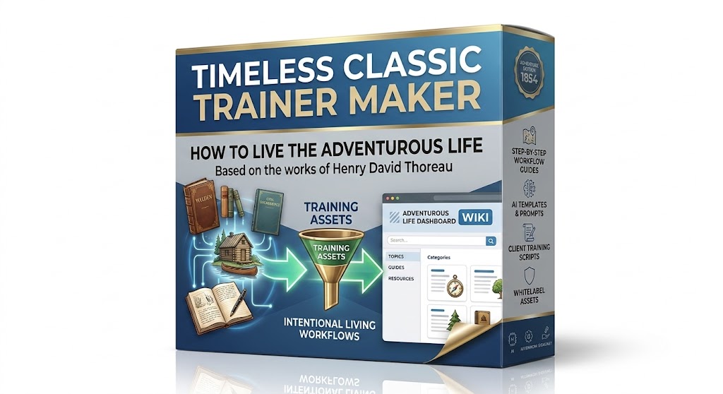 Product image for (2026) - TCTM7 - Living the Adventurous Life - Timeless Classic From Henry David Throreau