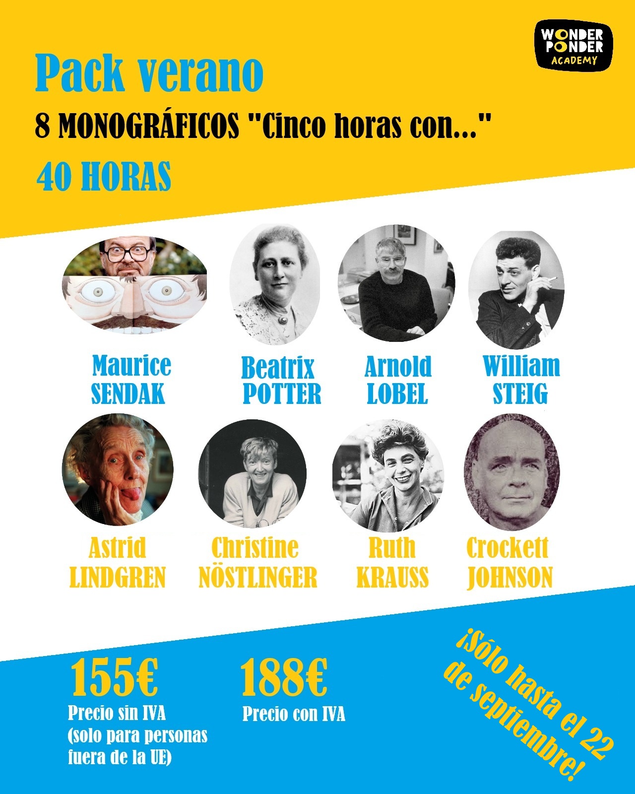 Imagen de producto para Ciclo de 8 cursos "CINCO HORAS CON"