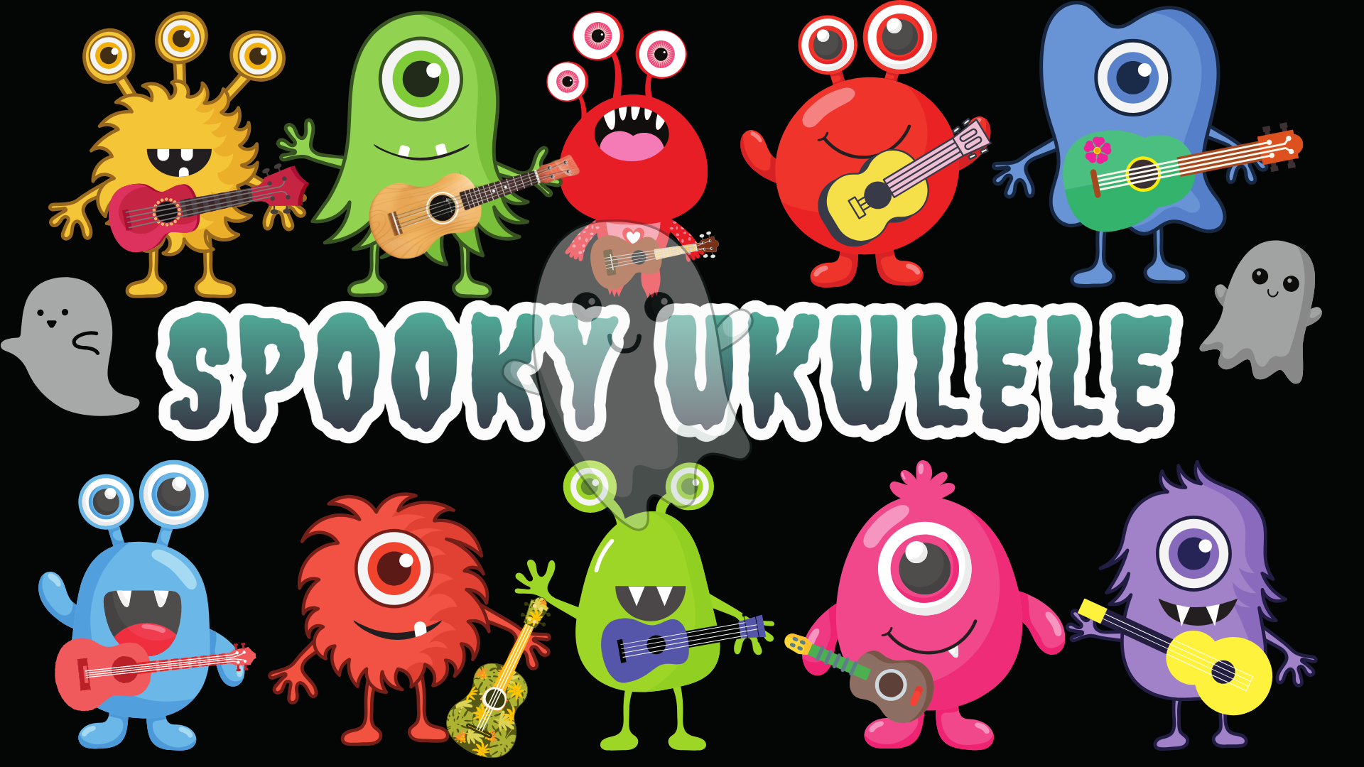 spooky ukulele course for kids
