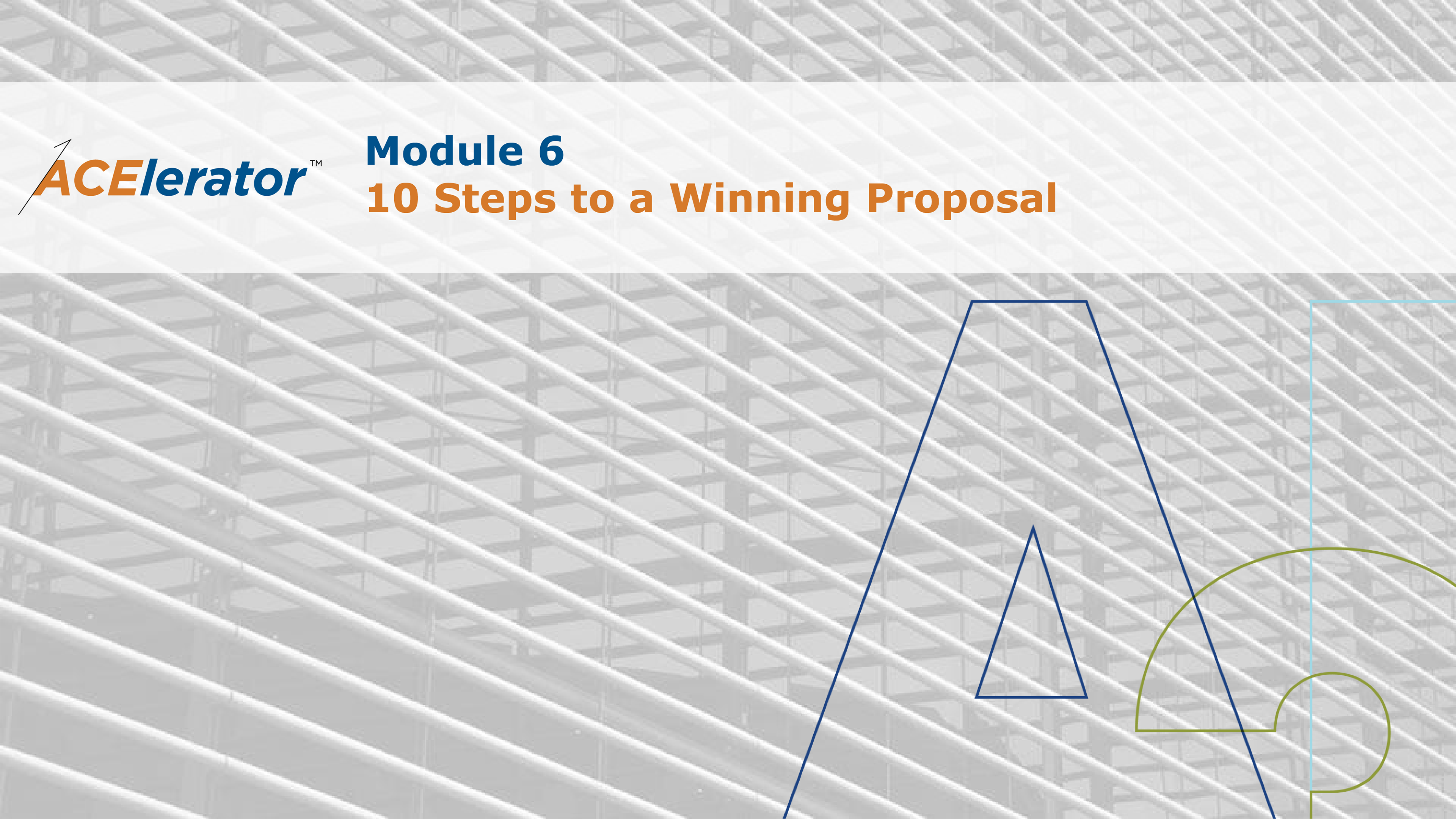 Product image for Module 6: 10 Steps to a Winning Proposal