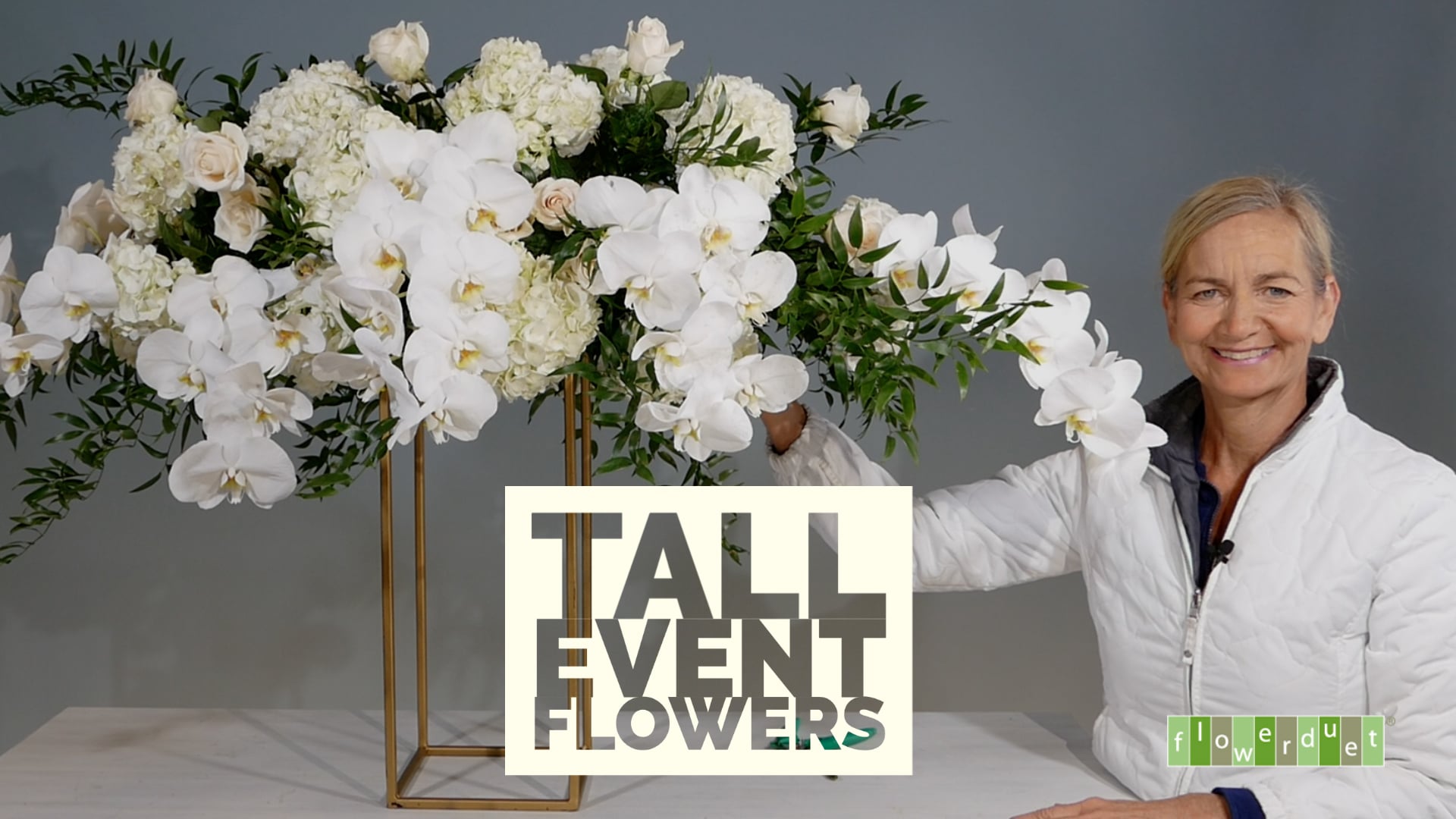 Tall Orchid flower design