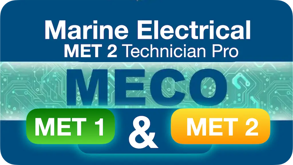 Product image for Electrical Marine Technicians course package  MET 1 +  MET 2