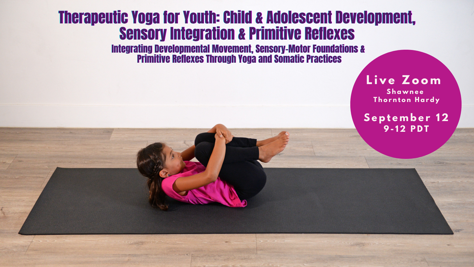 Product image for Therapeutic Yoga for Youth: Child & Adolescent Development, Sensory Integration & Primitive Reflexes