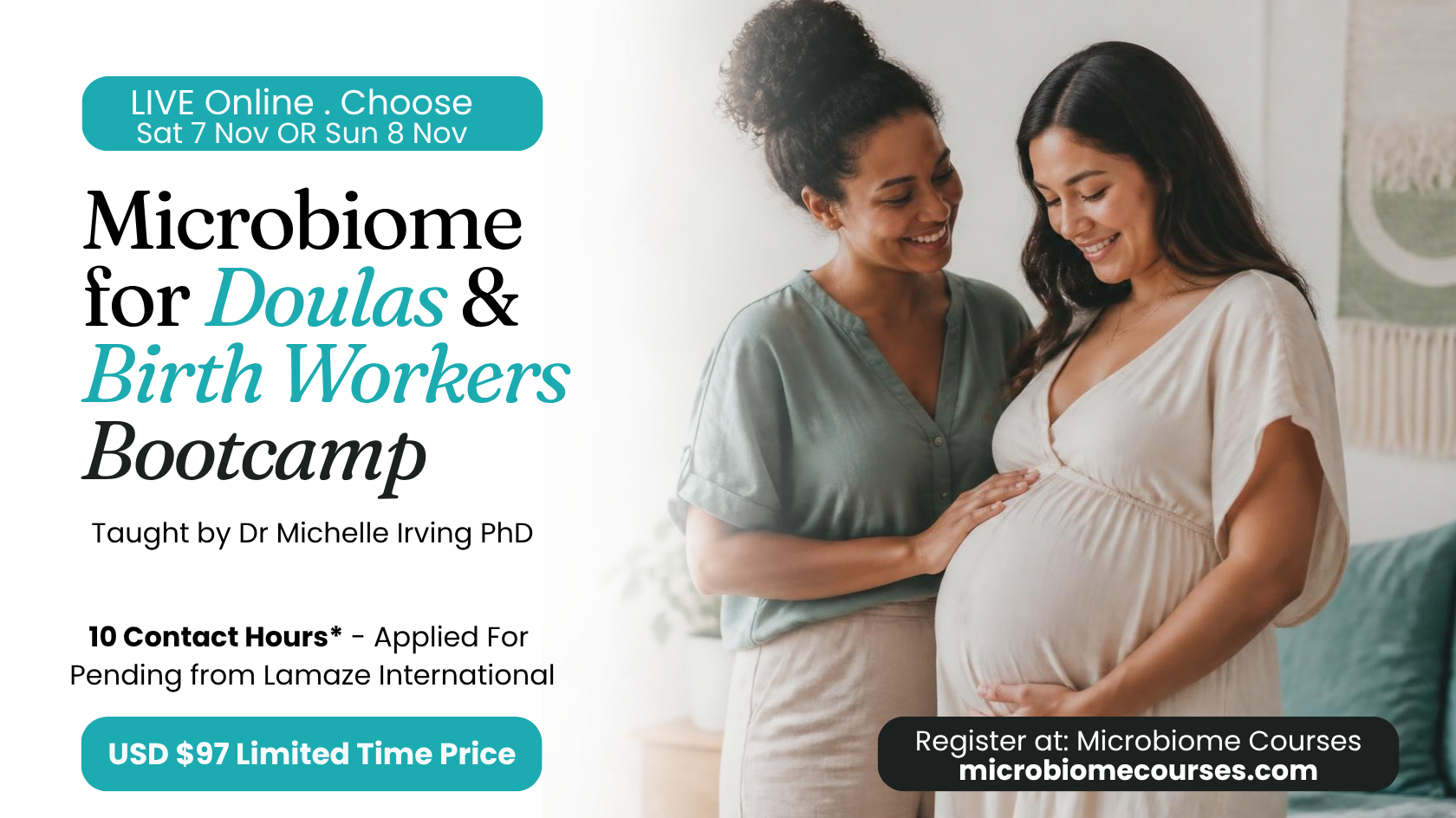 Product image for Microbiome For Doulas And Birth Workers - Bootcamp