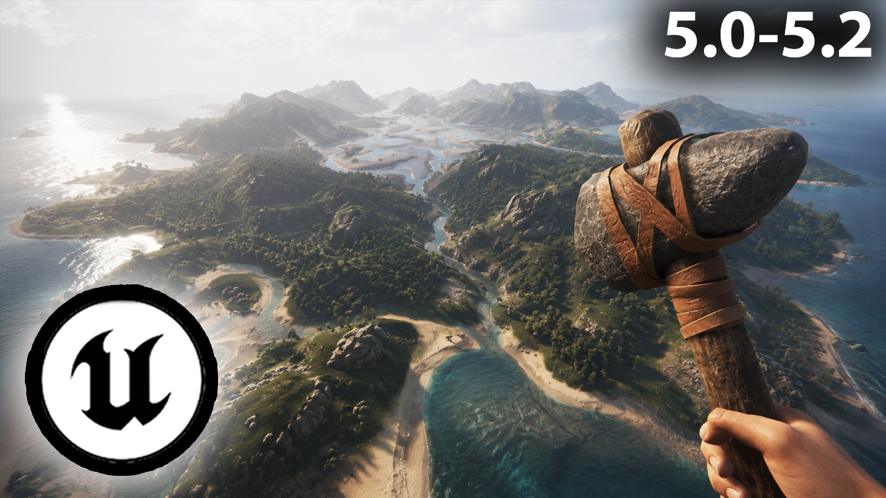 Product image for Unreal Engine 5 Multiplayer Steam Survival Game Course 