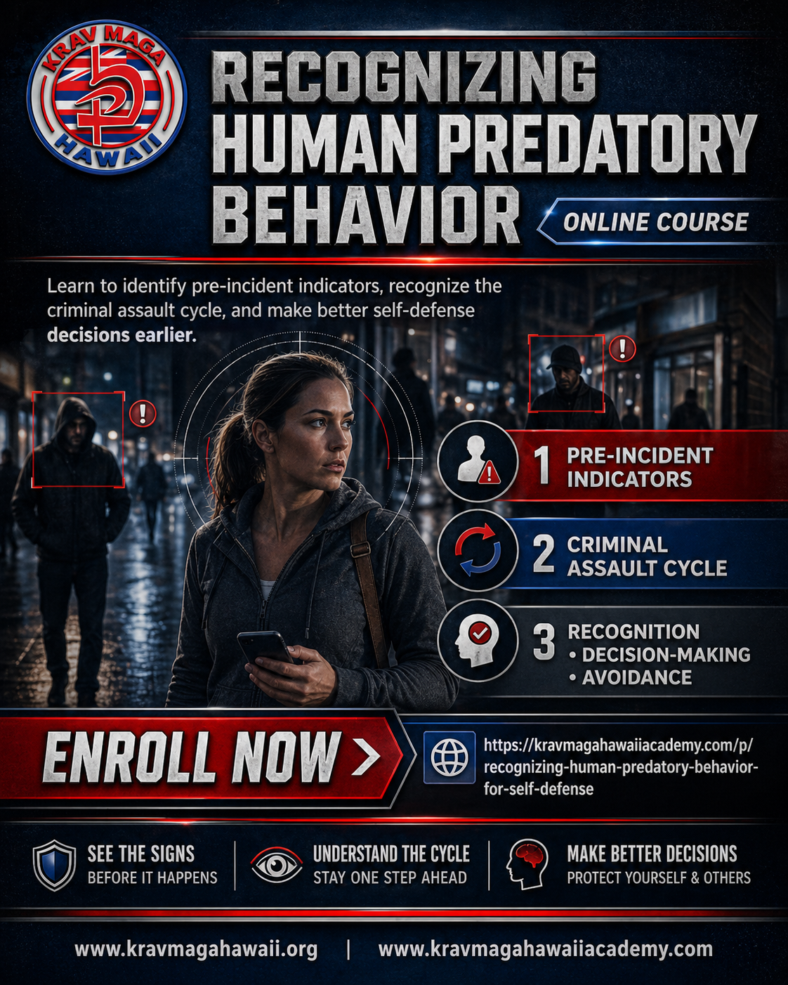 Product image for Recognizing Human Predatory Behavior - Pre-Incident Indicators (PINs) & (PVIs) Pre-Violence Indicators