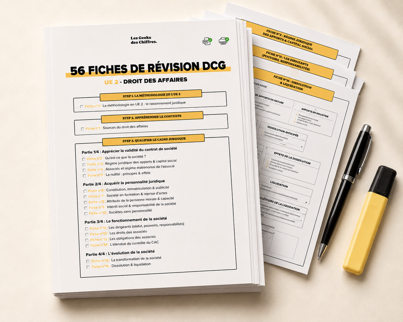 Image du produit pour 56 Fiches de révision - DCG UE2 : Droit des affaires
